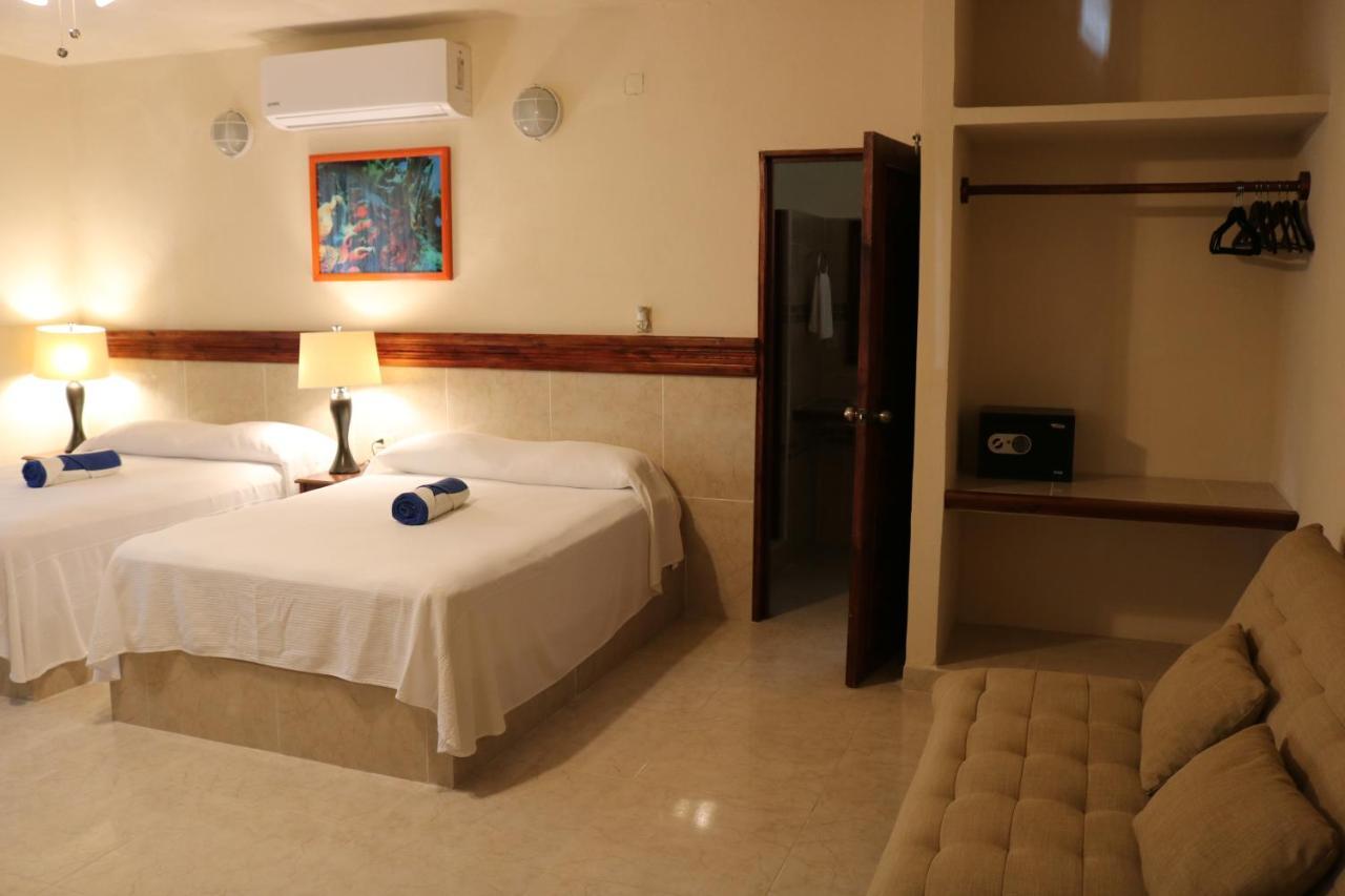 The Diving Lodge Downtown Puerto Morelos Extérieur photo